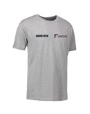ID 0500 Grå Voksen T-shirt med NFH Tryk og navn