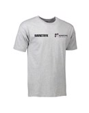 ID 0510 Grå Voksen T-shirt med NFH Tryk