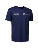 ID 0510 Mørkeblå Voksen T-shirt med NFH Tryk