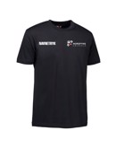 ID 0510 Sort Voksen T-shirt med NFH Tryk