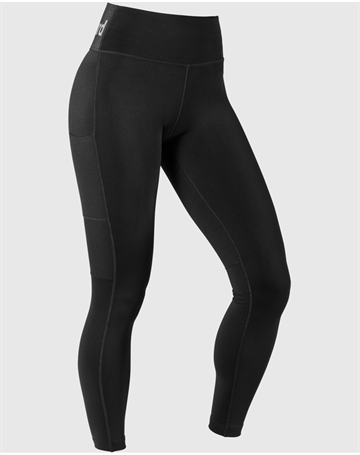 LiiteGuard Glu-Tech Tights Sort Dame