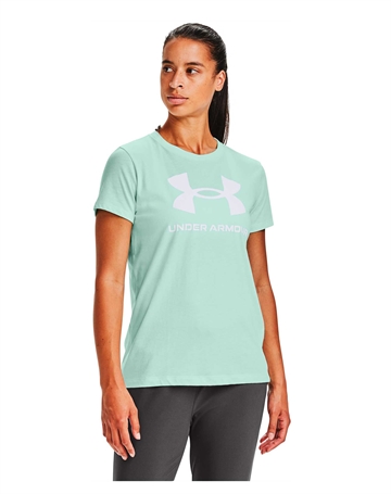 Under Armour Live Sportstyle Graphic T-shirts Mint Dame