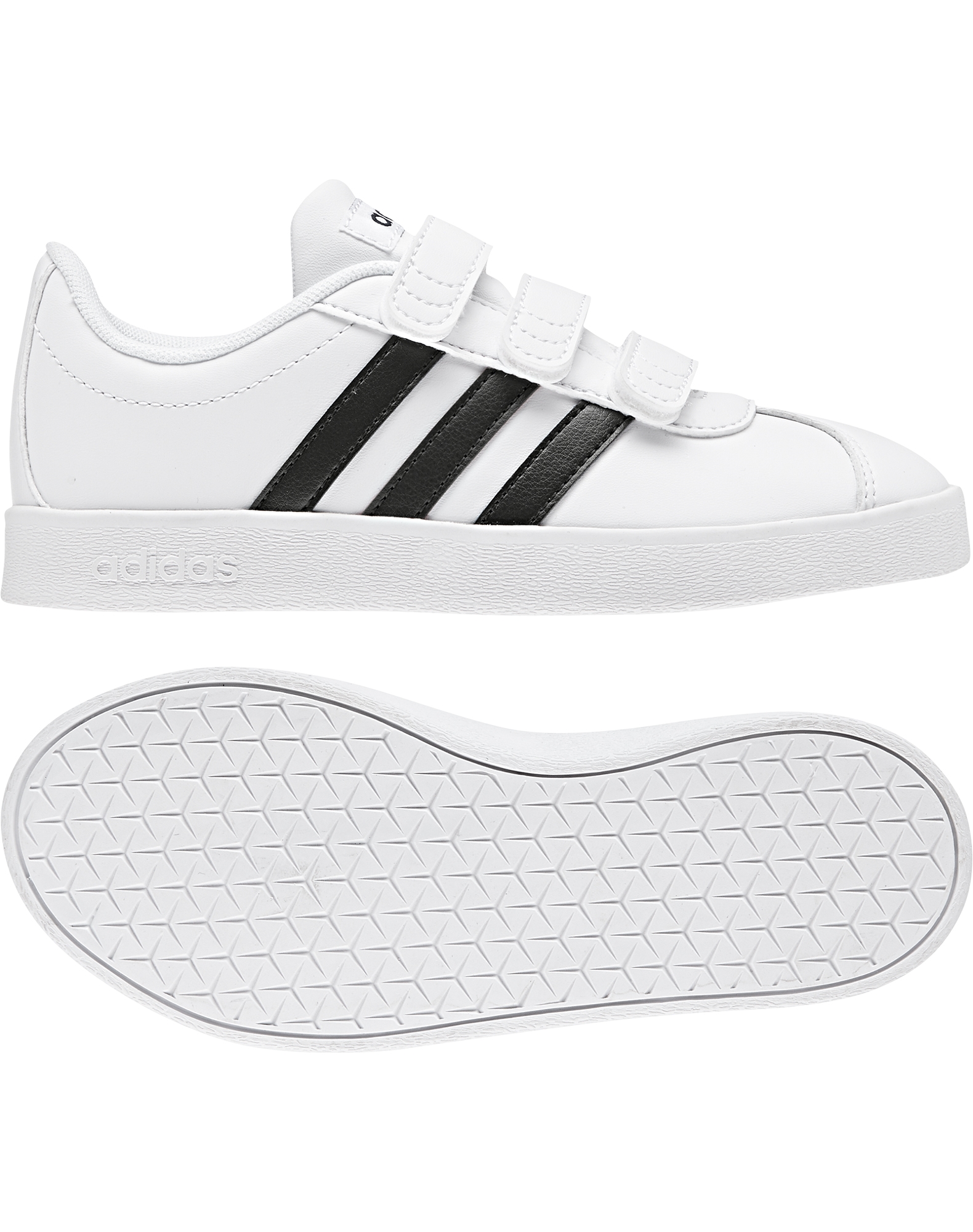 Køb Adidas VL Court 2.0 C til børn hvid-sort