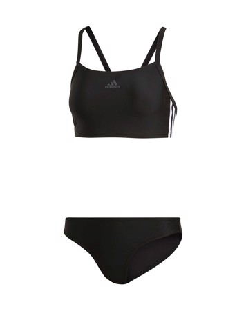 Adidas FIT 2PC 3S Bikini Sort Dame