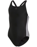 Adidas FIT SUIT 3S Y Badedragter Sort-Hvid Pige