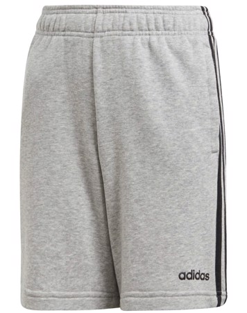 Adidas YB E 3S KN SH Shorts Grå-Sort Drenge