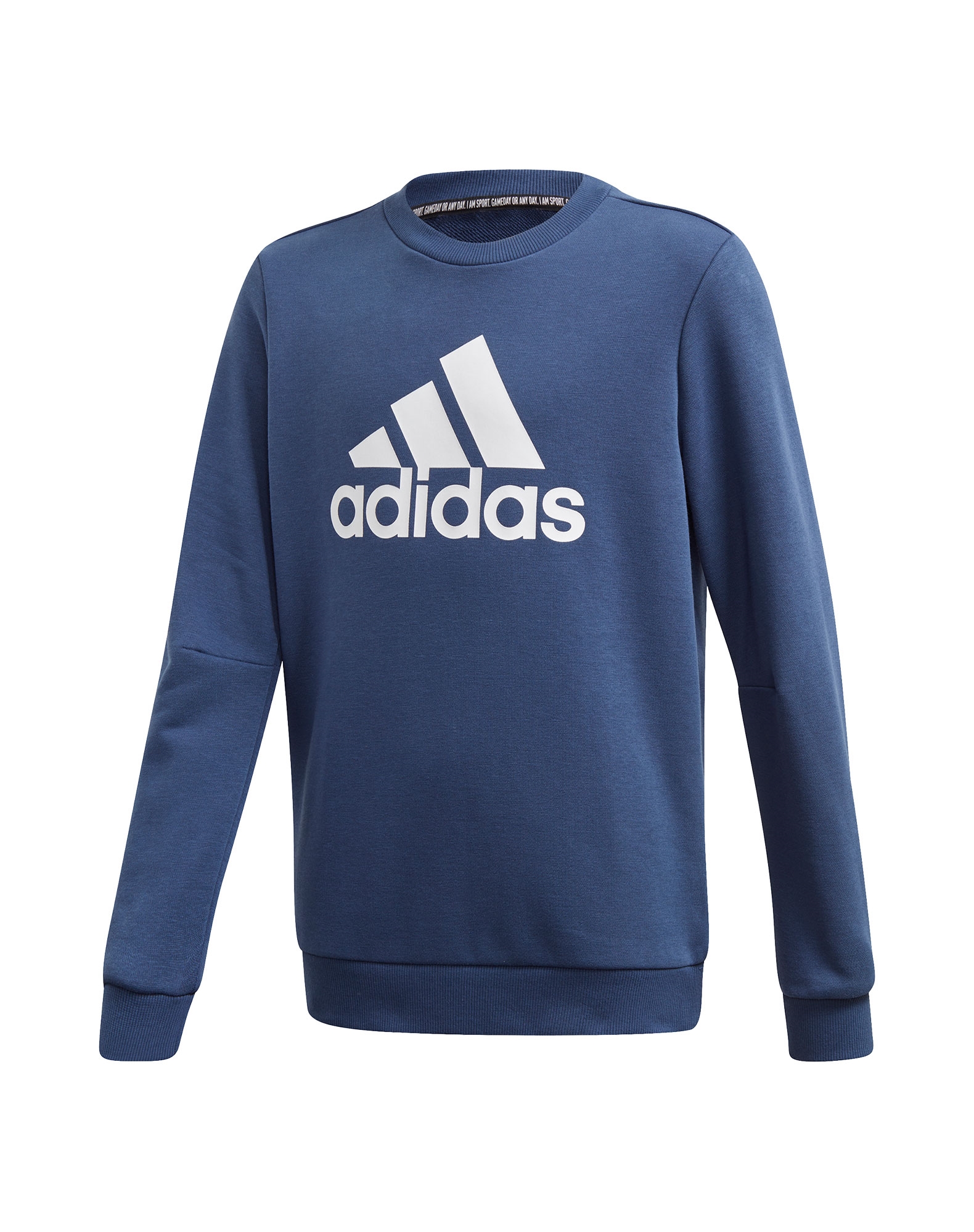 alene Terminologi Drik vand Køb Adidas JB MH CREW sweatshirt til børn i blå-hvid
