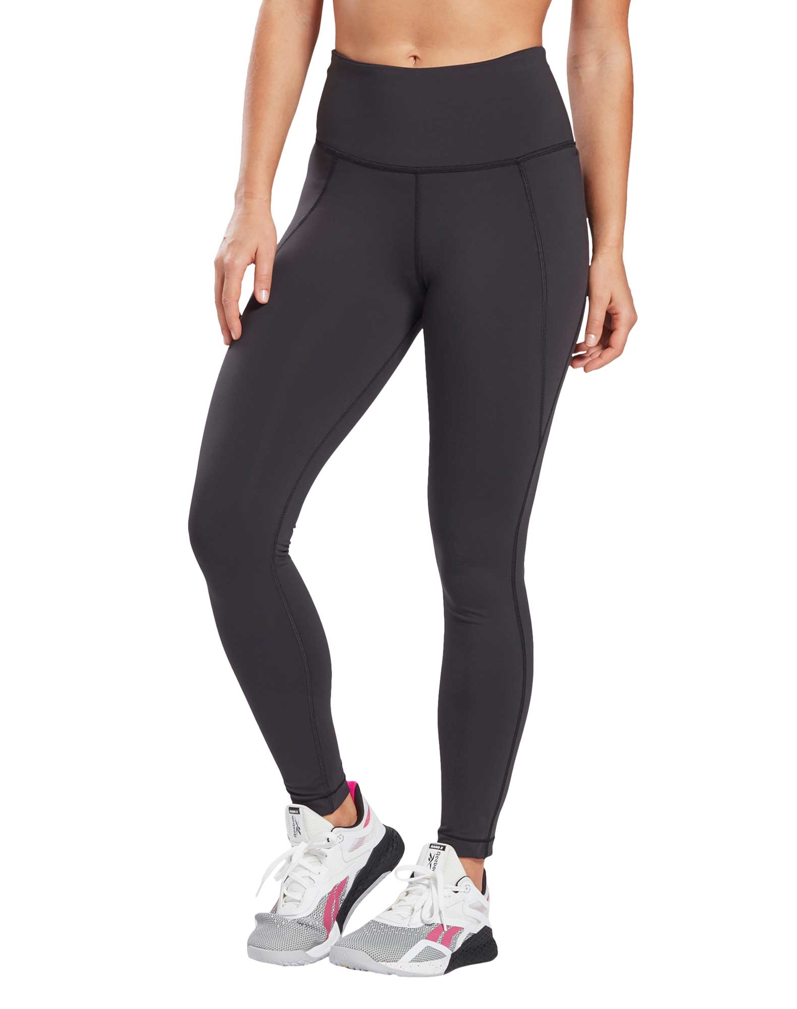 råd Problem kanal Køb Reebok Lux Highrise tights til dame i sort