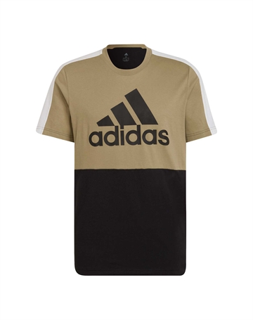 Adidas Color Block T-shirts Army-Sort-Hvid Herre