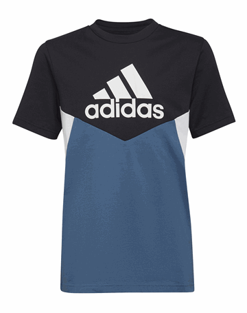 Adidas Colorblock Essentials T-shirts Sort-Orange-Blå Børn