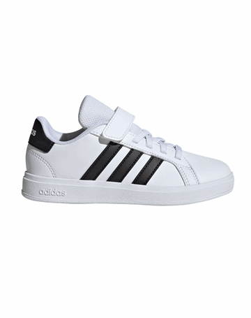 Adidas Grand Court 2.0 EL C Sko Hvid/sort Børn