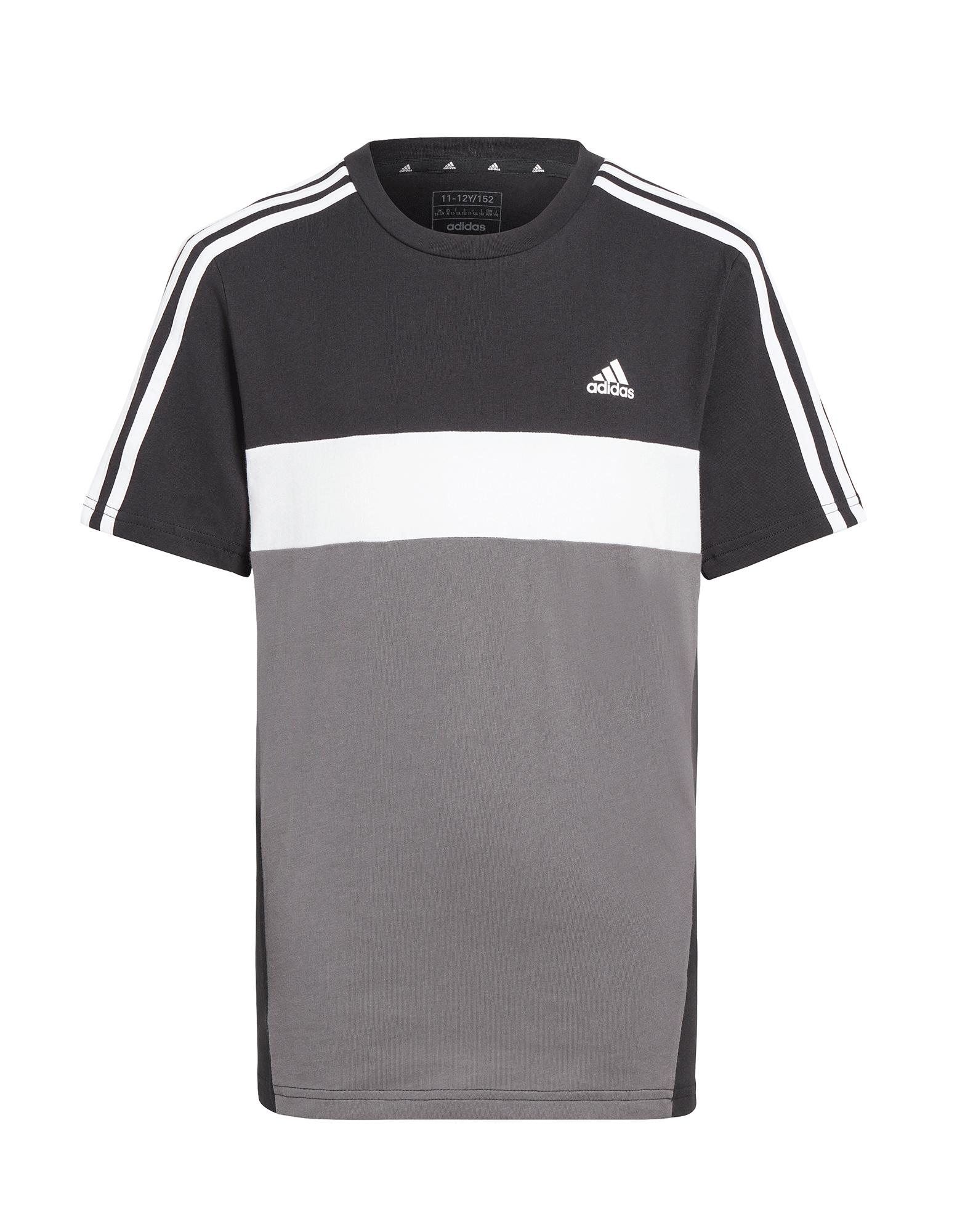 Begravelse fortryde Psykiatri Køb Adidas 3S TIB t-shirt til børn i sort-hvid-grå
