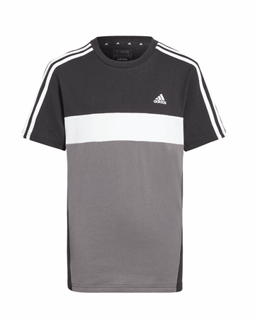 Adidas 3S TIB T-shirt Sort-Hvid-Grå Børn