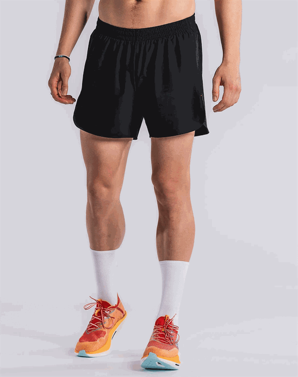 Fusion C3 Mens Run Shorts Sort/Grå Herre