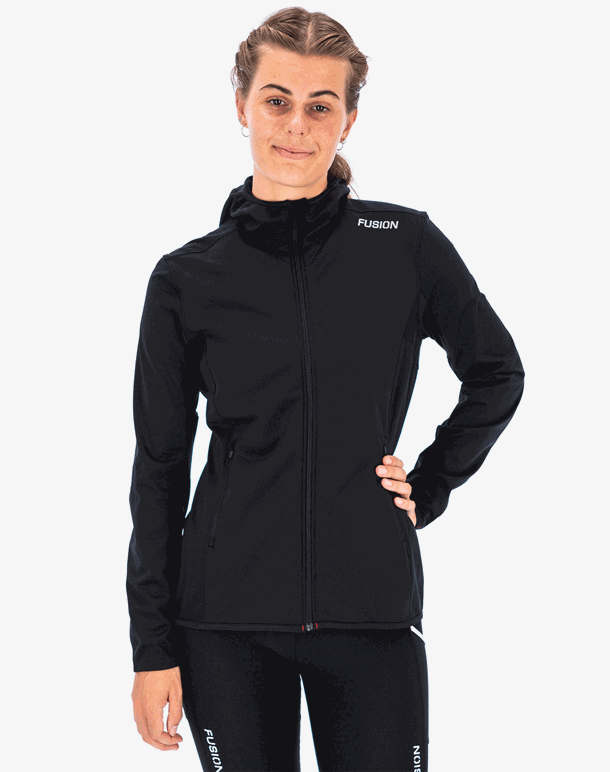 Fusion Shelter Jacket Jakker Black Dame