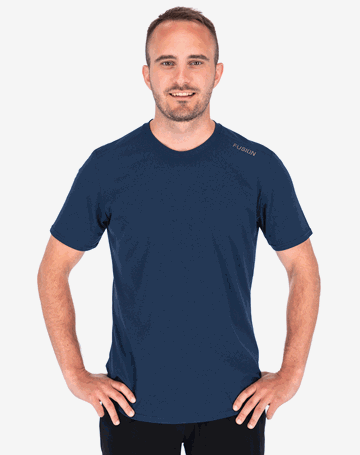 Fusion Nova T-shirt Night Blue Herre