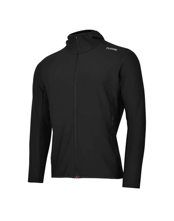 Fusion C3+ Recharge Hoodie Sort Herre