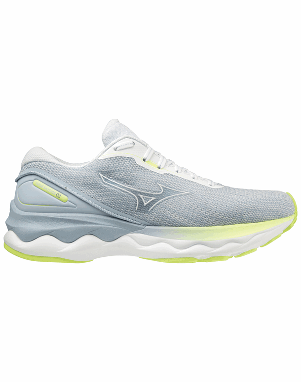 Mizuno Wave Skyrise 3 Løbesko Lyseblå-Neon Dame