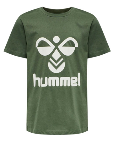 Hummel Tres t-shirt Grøn Børn