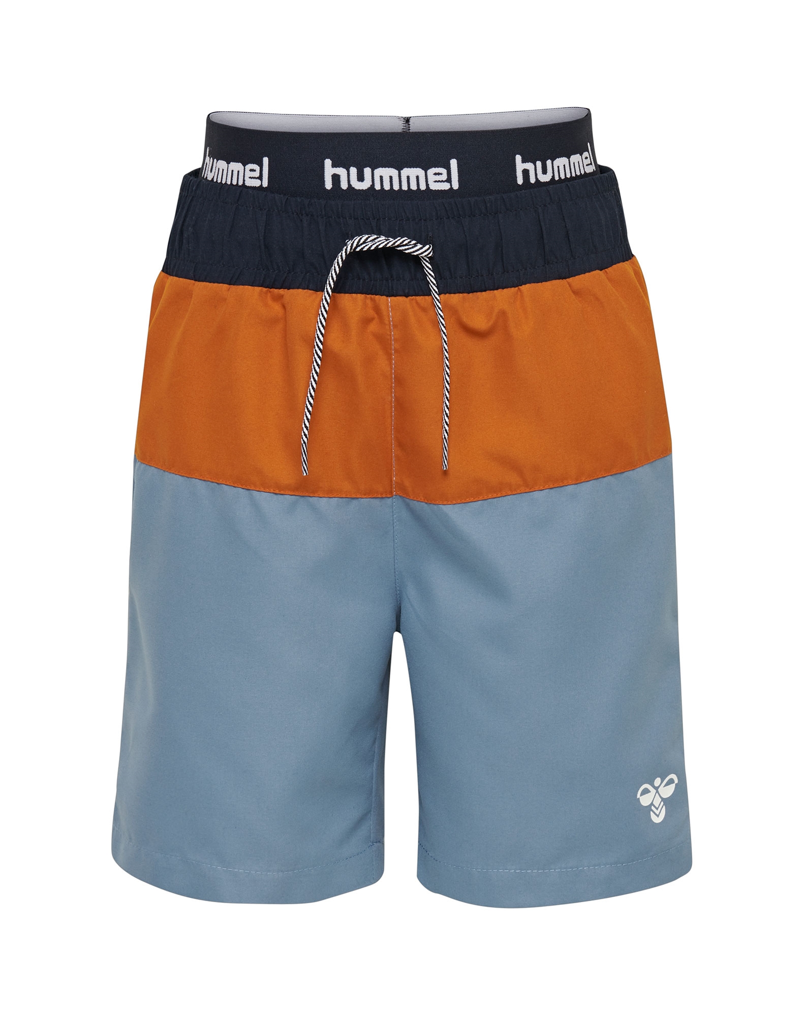 modtage Fruity sammensværgelse Køb Hummel Garner badebukser til børn i navy-orange-blå