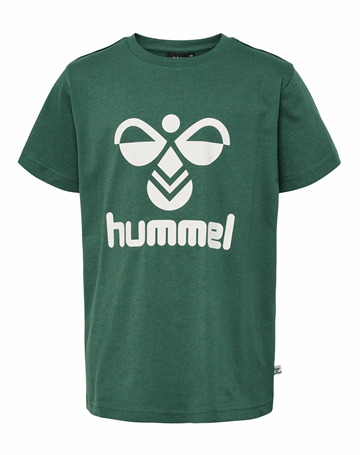 Hummel Tres  T-shirts Grøn Børn