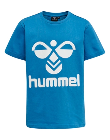 Hummel Tres T-shirt Blå Børn