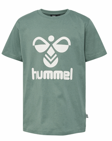 Hummel Tres T-shirts Grøn Børn