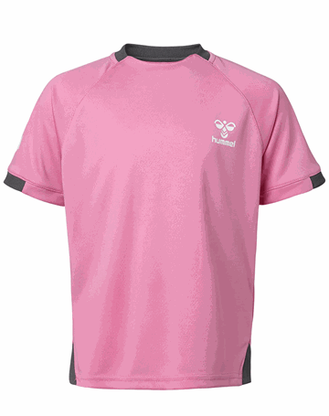 Hummel Performance Jersey T-shirt Fuchsia Pink Pige