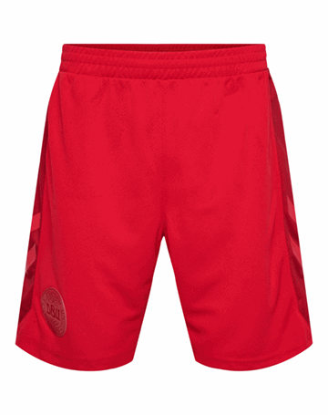 DBU Home Fodboldshorts Rød Herre