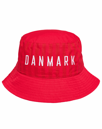 DBU Fan Tonal Bøllehat Rød-Hvid Unisex