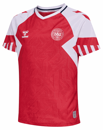 DBU 23 Home Jersey Rød-Hvid Børn