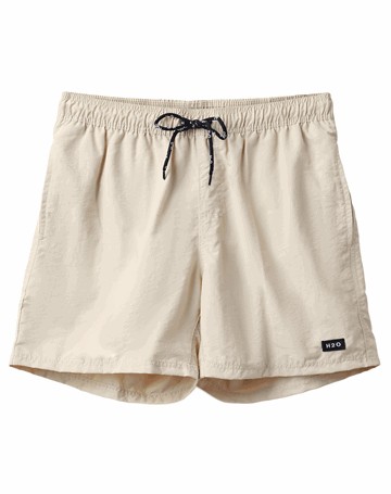 H2O Basic Leisure Badeshorts Beige Herre