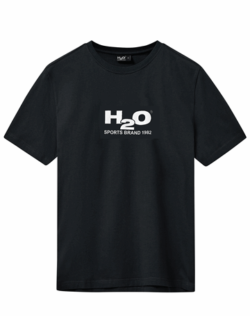 H2O Logo T-shirts Navy Herre