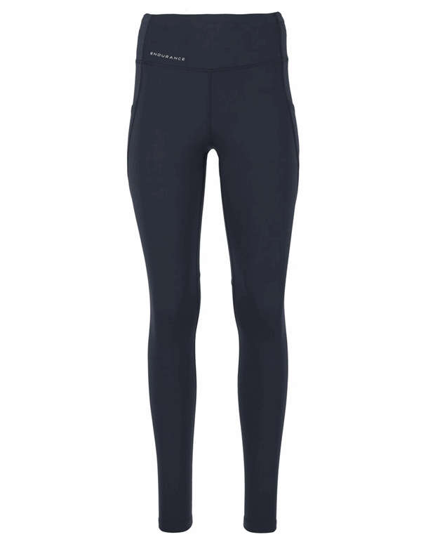 Endurance Tathar Tights Navy Dame