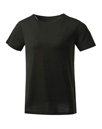 Athlecia Lizzy Slub T-shirt Black Ink Dame