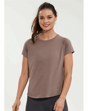 Athlecia Gaina T-shirt Gråbrun Dame