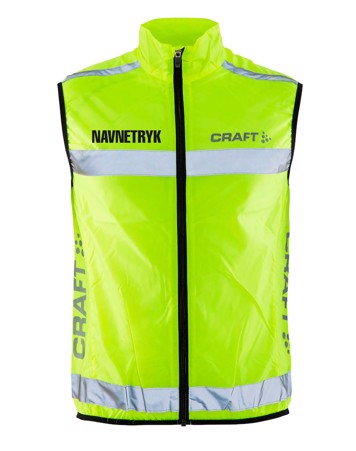 Craft Gul Voksen Refleksvest med NFH Tryk