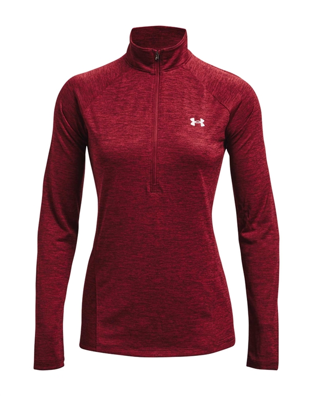 Under Armour Tech Trøje Rødmeleret Dame