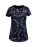 Under Armour Live Printed WM SS T-shirts Sort Børn