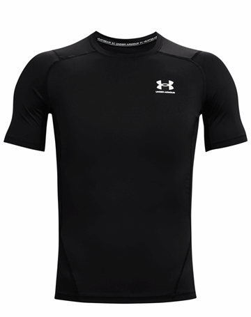 Under Armour Heat Gear Comp T-shirts Sort Herre