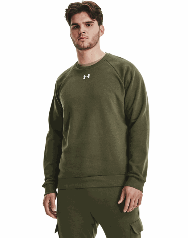 Under Armour UA Rival Fleece Sweatshirt Grøn Herre