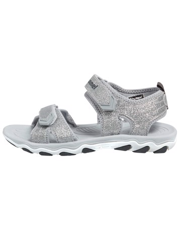 Hummel Sandal Sandal Glitter Jr Sølv Børn