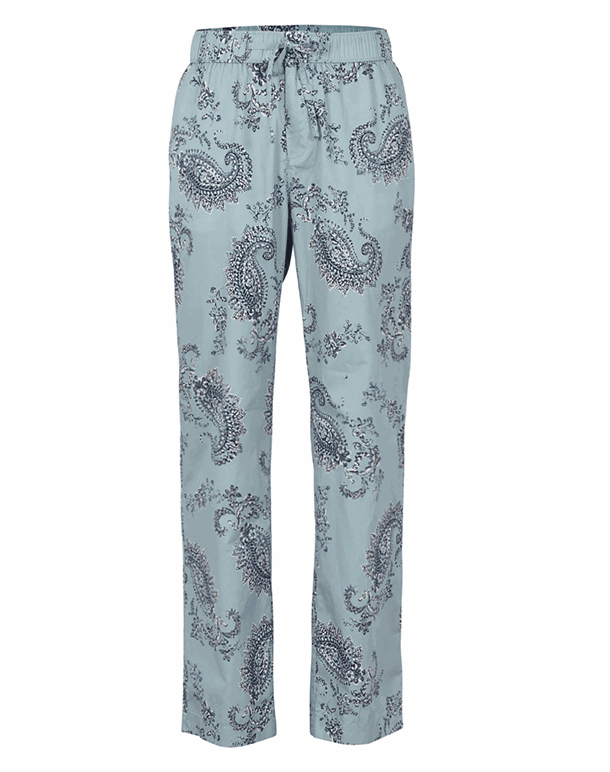 Blue Sportswear Chloe Paisley Bukser Blå Dame