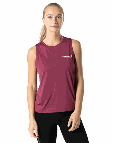 LiiteGuard Ground-Tech Singlet Bordeaux Dame