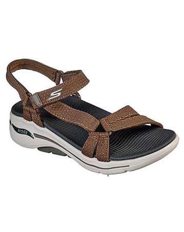 Skechers Go Walk Arch Fit Elite - Model 140225 Sandaler Olivengrøn Dame