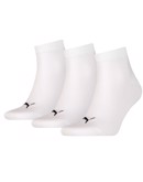 Puma Strømpe Quarter 3-pack strømper Hvid Unisex