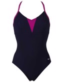 Arena Badedragt W Liz Embrace Back Navy-Lilla Dame