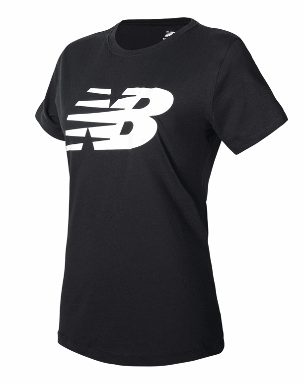 New Balance Classic Flying T-shirt Sort Dame