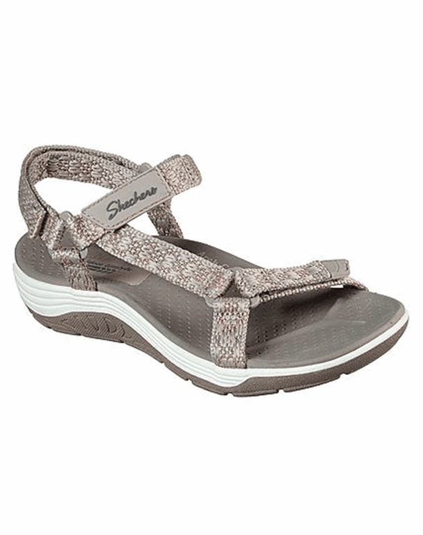 Skechers Reggae Cup - My Bestie Sandaler Taupe Dame