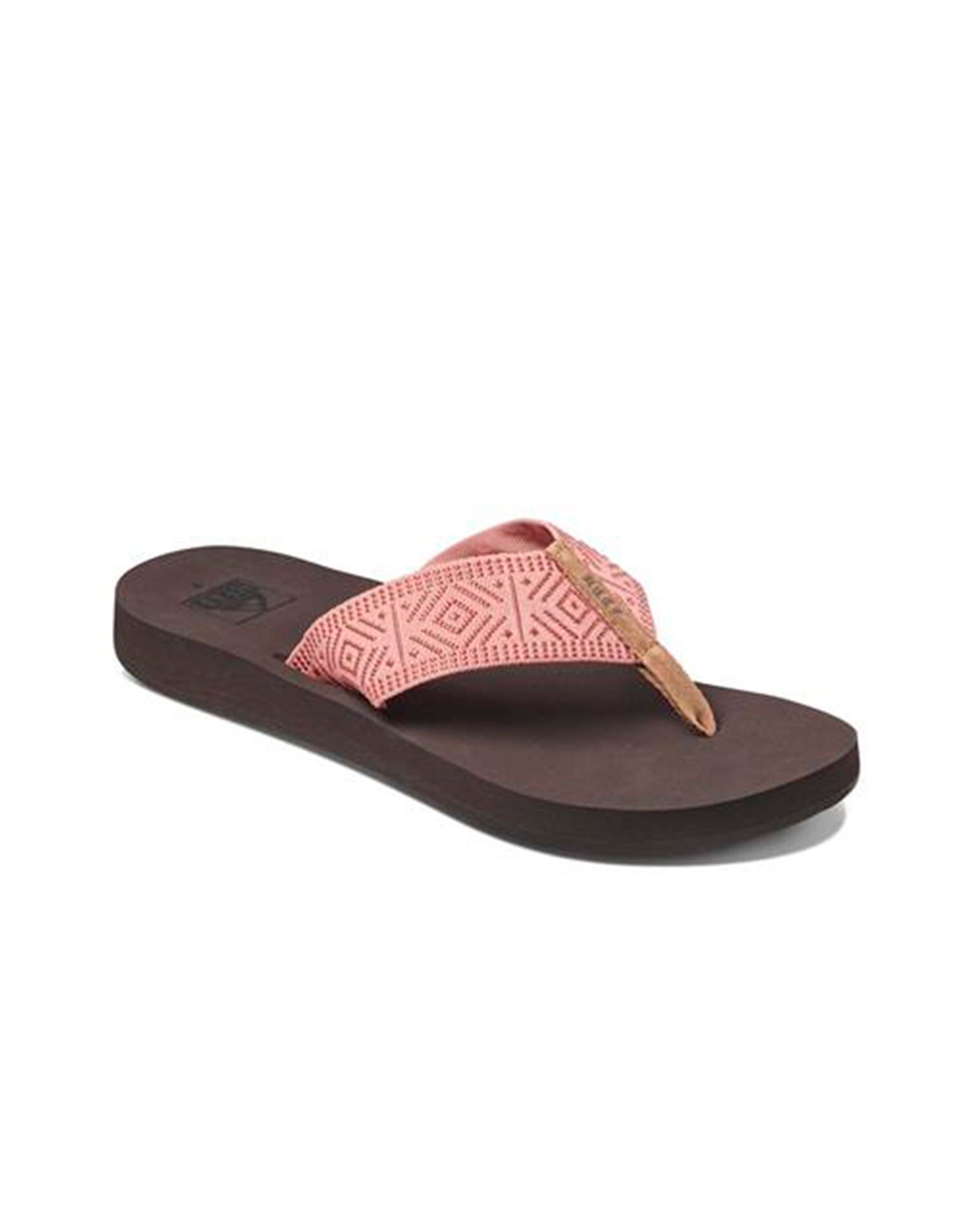 Møde Træts webspindel Defekt Køb Reef Spring Woven sandaler til dame i lyserød-brun